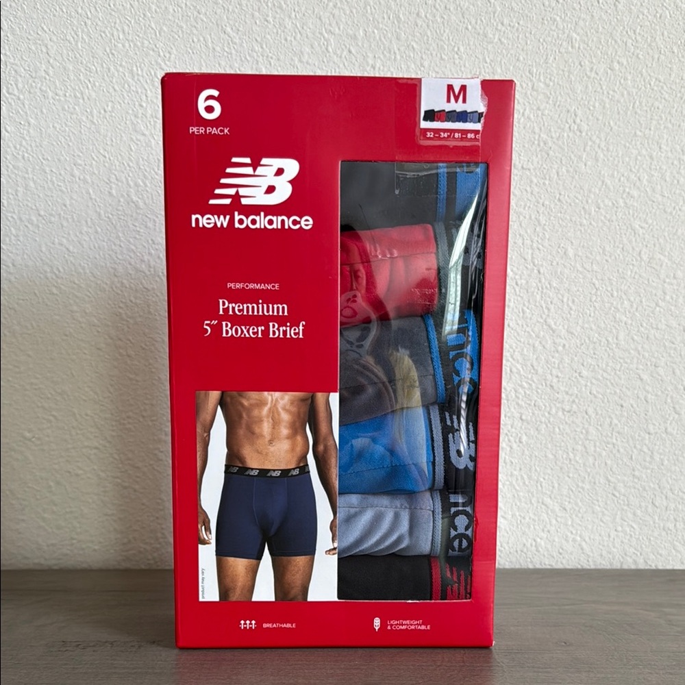 New Balance Men's Boxer Briefs - Multi-Color Pack